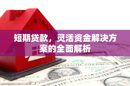 武陵短期贷款，灵活资金解决方案的全面解析