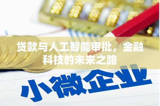 武陵贷款与人工智能审批，金融科技的未来之路