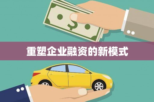 武陵重塑企业融资的新模式