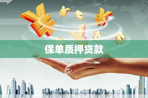 武陵保单质押贷款